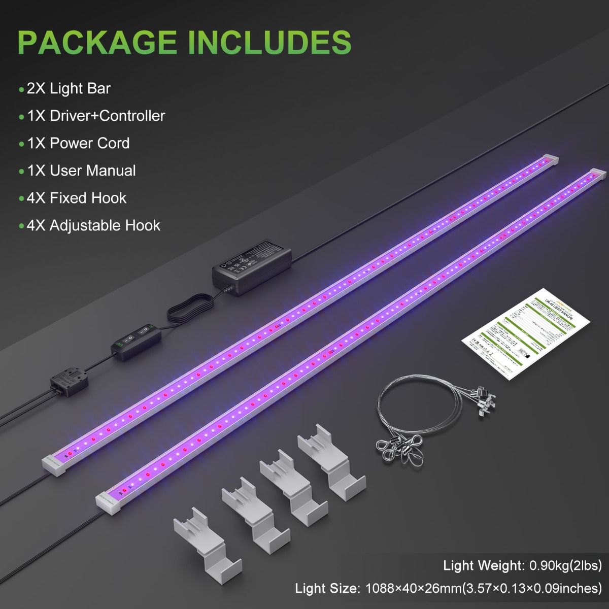 Mars Hydro UR 45（範囲120×60CM / 80W）植物育成LEDライト UV & IR サプリメント用